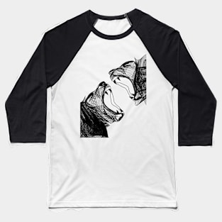 Dramabite Linear lions Baseball T-Shirt